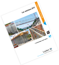 BTP_premiere_couv. Echafaudage pour le BTP Layher